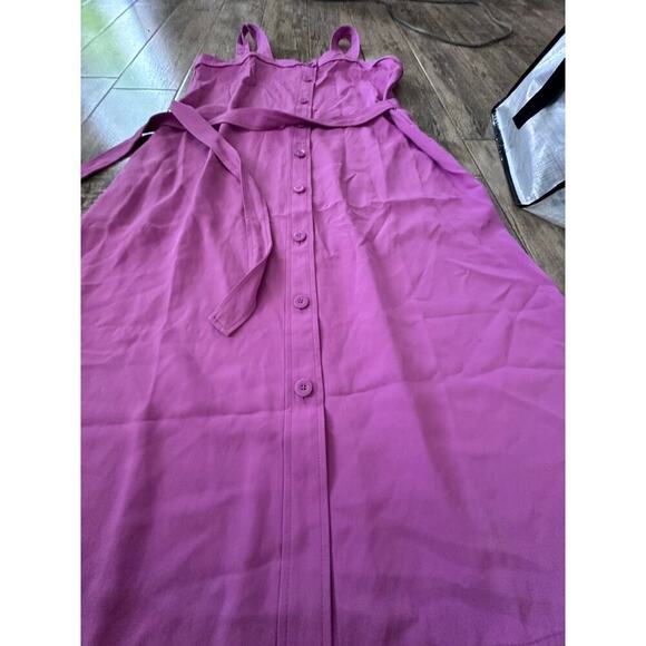 Everlane Women's Purple Japanese GoWeave Picnic Button Down Dress Size 16 - Picture 6 of 10